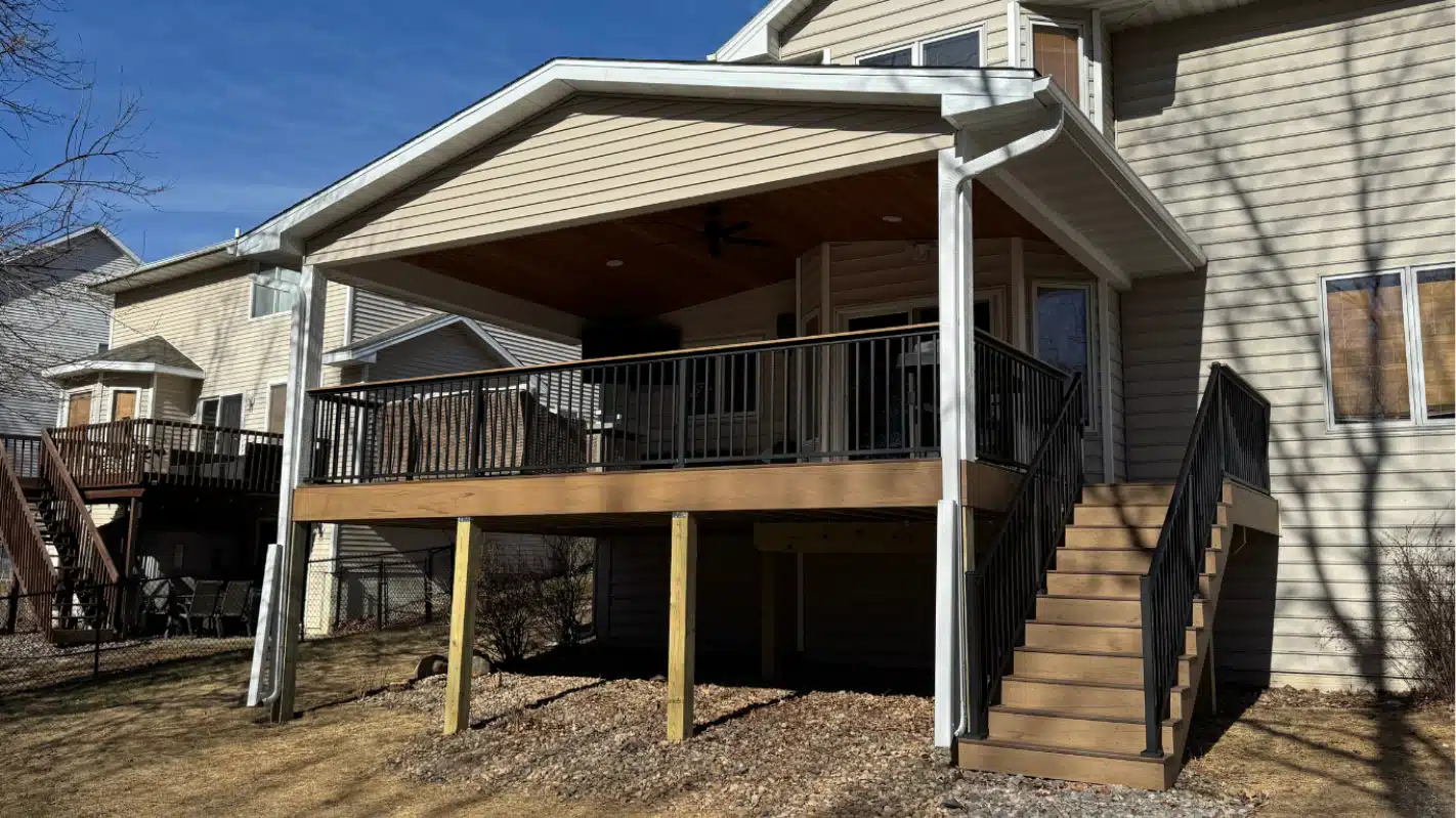 Antique Leather Covered Deck
