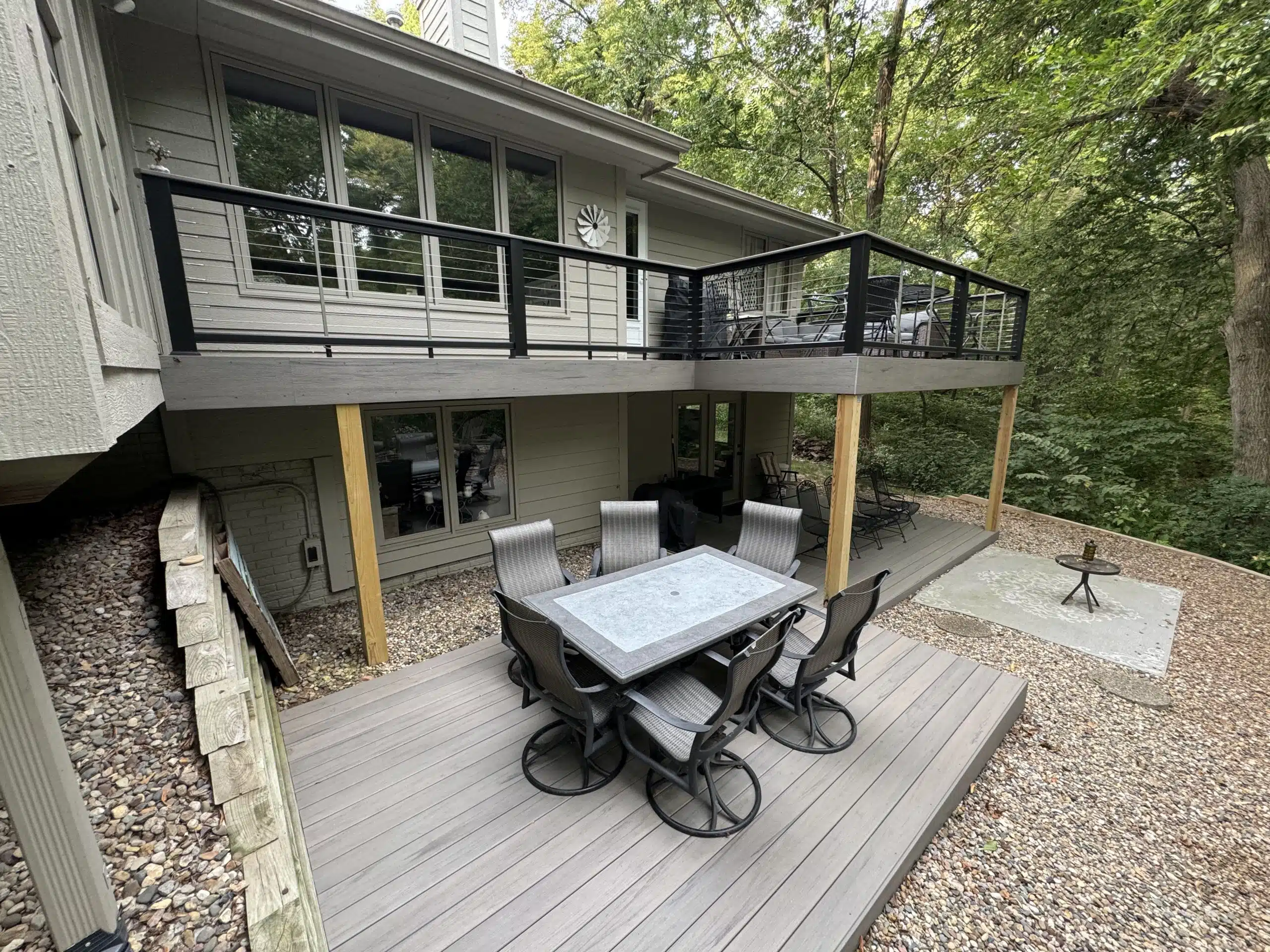 Custom Multilevel Deck | Custom Decks IA – Multi-Tier Outdoor Living in ...