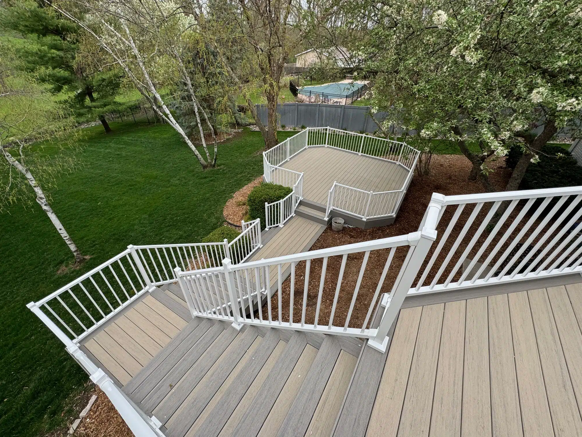 Reclaimed Chestnut Deck