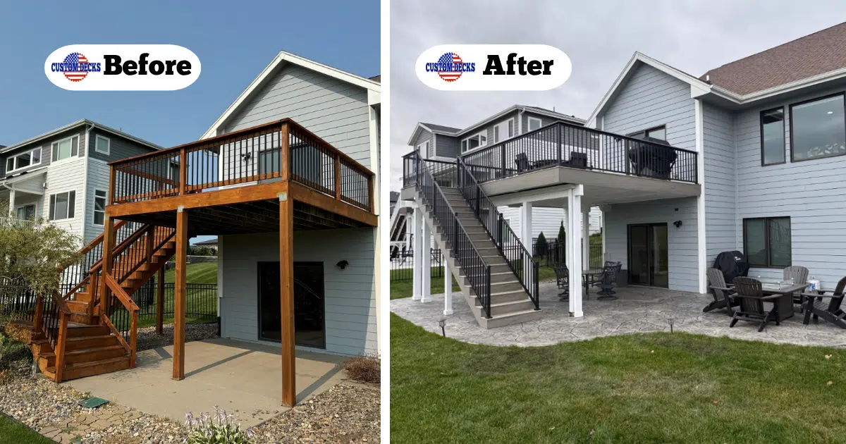 The DryDeck Project Before and After