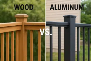 Wood Railing Vs. Aluminum Railing
