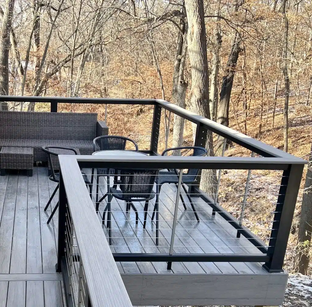Custom Aluminum & Cable Deck Railings